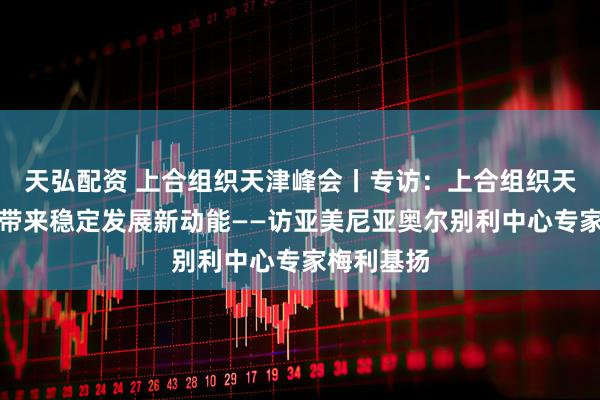 天弘配资 上合组织天津峰会丨专访：上合组织天津峰会将带来稳定发展新动能——访亚美尼亚奥尔别利中心专家梅利基扬